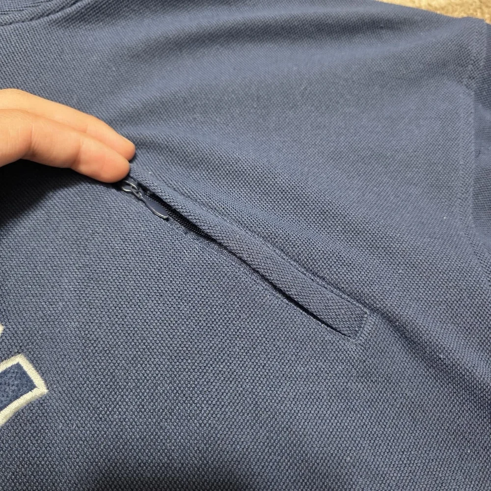 Vintage Adidas New York Yankees Quarter Zip Pullover XXL MLB Navy